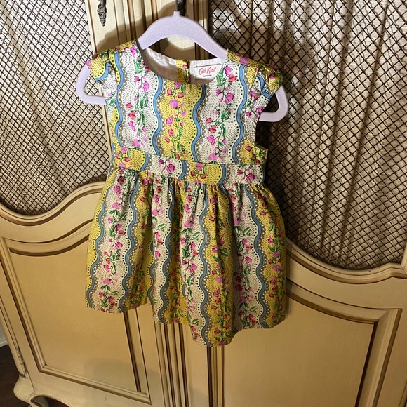 Cath Kidston 6-9 months sweet pea baby tie back dress and bloomer - Picture 4 of 12